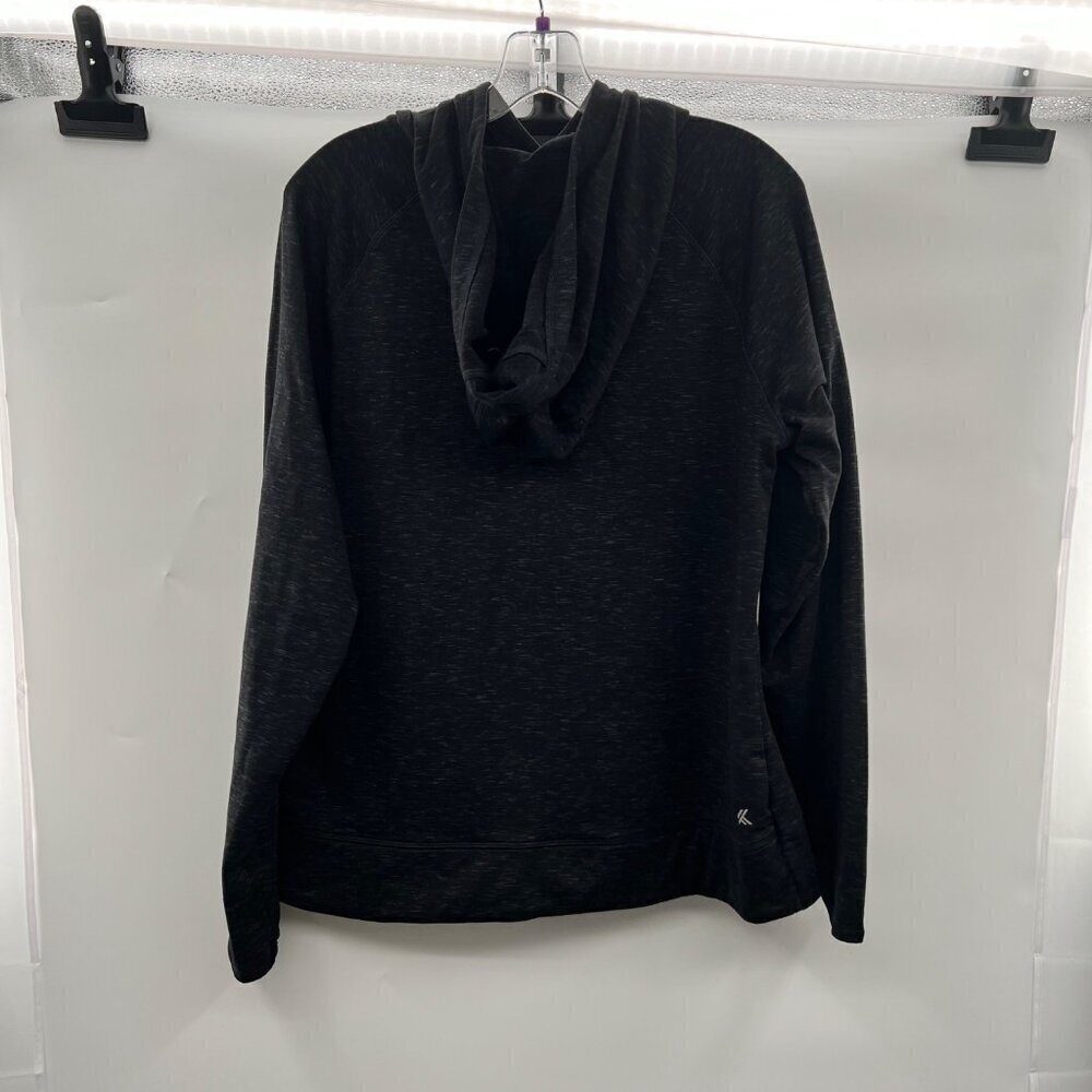 Kyodan Outdoor Women's Long Sleeve Hoodie Black/Gray Space Dye Size XL - Picture 6 of 9